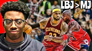 LeBron Fan Reacts To Jordan vs. LeBron - The Best GOAT Comparison by Danger Productions