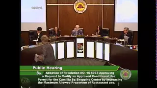Live Temple City City Council Meeting April 7, 2015