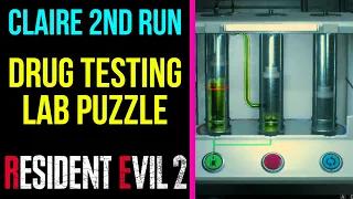 Drug Testing Lab Puzzle (2nd Run) | RESIDENT EVIL 2 REMAKE