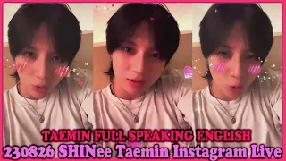 [ENG SUB] Taemin Speaking English Full Video Part 1