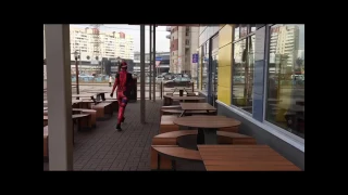 Deadpool in Makdonald's Бешеная сушка 14 сезон спорт в люди ржачь