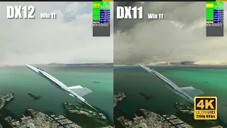 MSFS Sim Update 7 - DX12 vs DX11 performance | 4K 60fps | Microsoft Flight Simulator