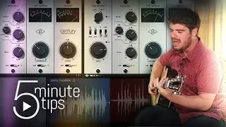5-Min UAD Tips: Recording Acoustic Guitar & Vocals with Century Tube Channel Strip