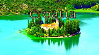 FLYING OVER CROATIA 4k UHD - Relaxing Music Along With Beautiful Nature videos - 4k Video Ultra hd