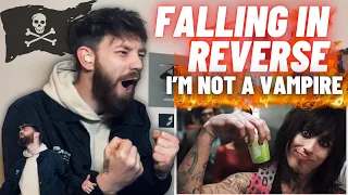 TeddyGrey Reacts to “Falling In Reverse - I’m Not A Vampire” | REACTION