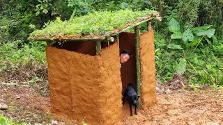 Build a Toilet from Bamboo and Clay at no cost . From start to finish