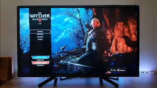 The Witcher 3 HDR Gameplay PS4 Slim (Sony Bravia TV)