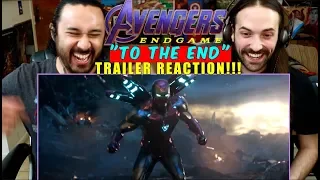 AVENGERS: ENDGAME | "To the End" | TRAILER REACTION!!!