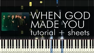 Newsong - When God Made You - Piano Tutorial + Sheets