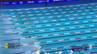 Men's 50 Freestyle Heat 5 - 2021 U.S. OLYMPIC TEAM TRIALS WAVE I