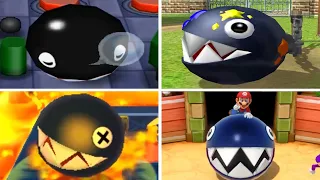Evolution of - Chain Chomp Minigames in Mario Party Games