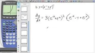 IB Math - Derivative of Exponential