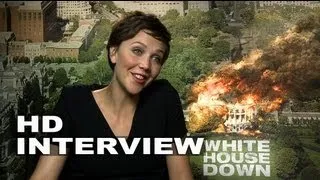 White House Down: Maggie Gyllenhaal Junket Interview | ScreenSlam