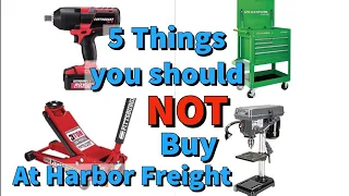 5 Things You Should NOT Buy at Harbor Freight