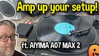 Amp up your turntable setup! ft. Aiyima A07 Max 2 Unboxing & Setup!