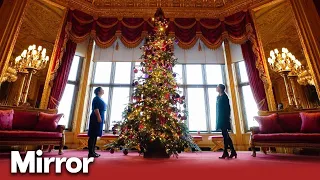 Windsor Castle reveals its Christmas splendour
