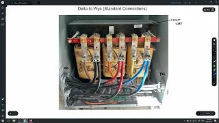 Delta to Wye Standard 3 Phase Transformer Connections