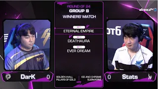 [2020 GSL S2] Ro.24 Group B Match3 Dark vs Stats