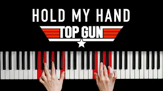 Hold My Hand - Top Gun Maverick - Lady Gaga - Piano Tutorial #topgun #ladygagacover