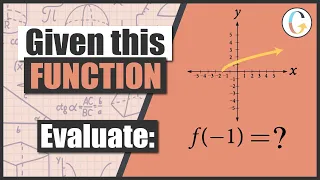 How to Evaluate f(-1) and Solve for f(x) = 3 from a Graph