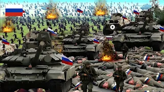 Shock the WORLD! Russia Surrendered After Advanced US Tanks Bombarded Russia's Main Defense Forces