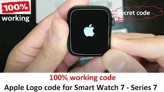 Smartwatch 7 apple logo code - Apple logo for series 7 watch - apple code for watch 7 - how to add