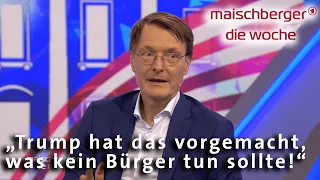 Karl Lauterbach bei maischberger. die woche 07.10.2020