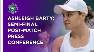 Ashleigh Barty Semi-Final Press Conference | Wimbledon 2021