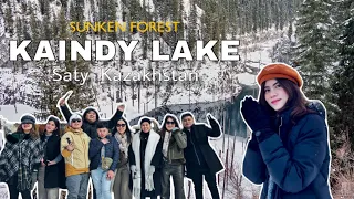 Kazakhstan Travel Vlog: Kaindy Lake | Famous Sunken Forest in Saty 🇰🇿