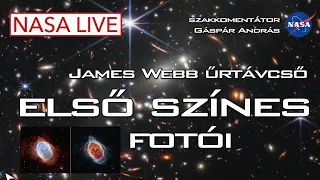 Spacejunkie  |  A James Webb űrtávcső első színes fotói - Élő beszélgetés Gáspár Andrással!
