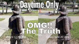 iPhone 12 Pro Max Vs Galaxy Note 20 Ultra Real Camera Comparison | Daytime ONLY !!!