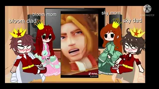 🎇sky&bloom family react to them ||part2|| from mha & pro heros react to winx club ||2/2 || no part 3