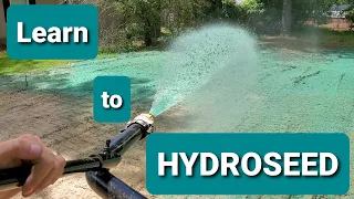 How to Hydro-Seed [ Hydro seeding 101 ]