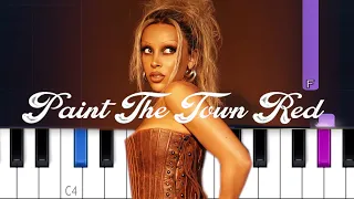 Doja Cat - Paint The Town Red (Piano Tutorial)