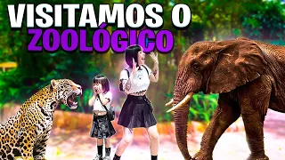 MINHA PRIMEIRA VEZ NO ZOOLÓGICO! *a Aiko adorou*