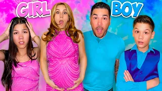 OFFICIAL GENDER REVEAL *Girl or Boy?* | Familia Diamond