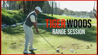 2019 Tiger Woods Range Session | Warm up Swings & Slow Motion