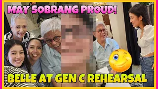 BELLE MARIANO AT THE GEN C BAND REHEARSAL, MAY SOBRANG PROUD! | DONBELLE LATEST UPDATE