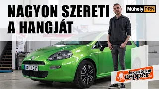 Két henger, 900 köbcenti, turbóval – Fiat Punto TwinAir – 2012 – MűhelyPRN 197