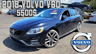 Volvo V60 - 5500$. Авто из США 🇺🇸 в Беларусь🤍❤️🤍.