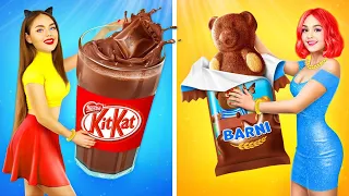 Desafío Comida Real VS de Chocolate | Come Solo Chocolate Durante 24 Horas por RATATA CHALLENGE