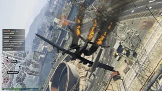 GTA 5 ONLINE: B11 STRIKEFORCE VS OPRESSOR MK2 DOGFIGHT | F4D