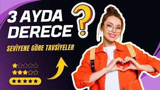 Seviyene Göre Son 3 Ayda Derece Yapmak 💪Tüm Ayrıntılarıyla + Gün Planı / YKS  2024 Tayfa