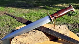 How To Make a Fighting Dagger Out of an Old Steel File