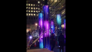 Winter lights, London 2017, Canary Wharf