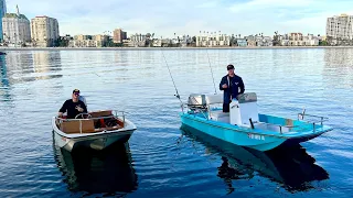 13ft Boston Whaler VS 13ft Invader!! Head to Head Race