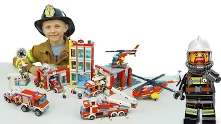 ЛЕГО СИТИ ПОЖАРНЫЕ и Даник  - Для детей Lego City 60111