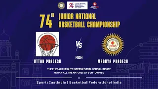 KO-34 | Uttar Pradesh Vs Madhya Pradesh | Men | 74th Junior National Basketball Championship