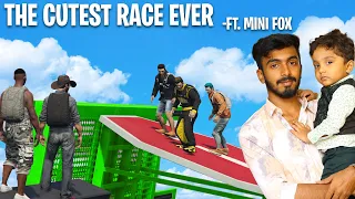 The Cutest Race Ever 😍 | ft.Mini Fi|GTA 5 Stunt Race - Black FOX