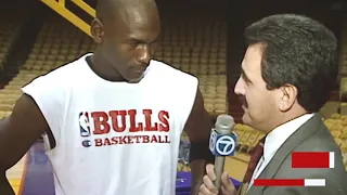 Michael Jordan Signing His Rookie Sneakers